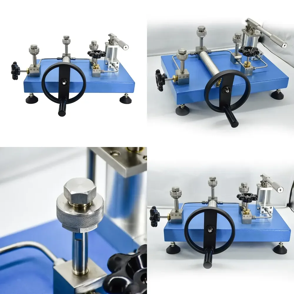 

Benchtop 600 bar comparator for pressure gauge calibrator Manual pump pneumatic air pressure source