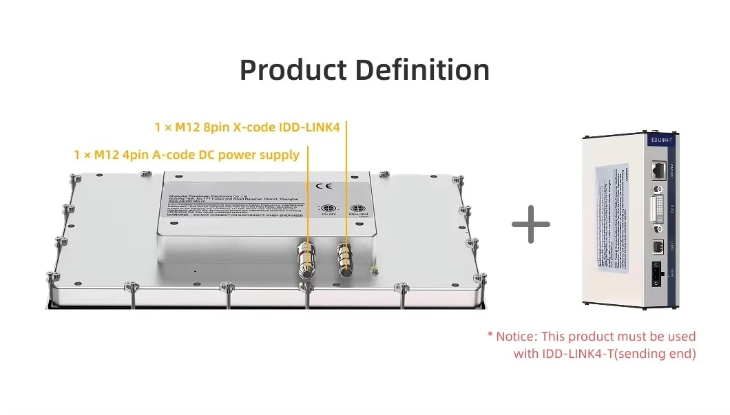 19 Inch IP65 Rugged ATEX Industrial Panel  Explosion-proof Display for Industrial Control Panel with CAT5 KVM Extender