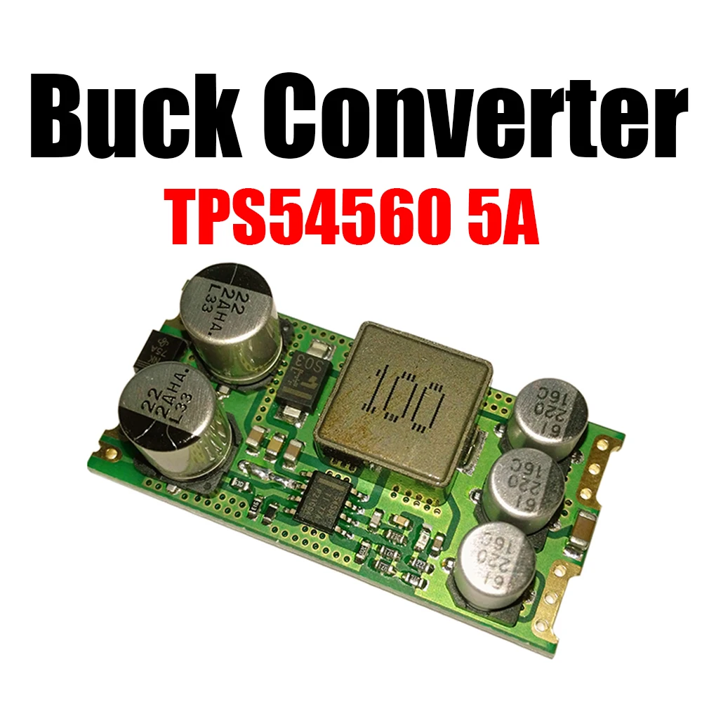 Buck Power Converter Regulador de Tensão Carro Fpv Raspberry pi 5a 4.5- 60v a 3.3v 7.5 v 8.4v 9v 12v 15v 19v 24v Tps54560 dc