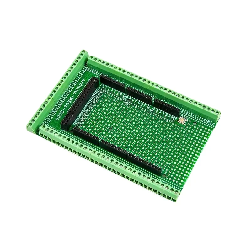 Kit de carte de blindage de nuit pour Ardu37Mega 2560 / Mega2560 R3, borne à vis prototype PCB double face compatible avec MEIncome 2560