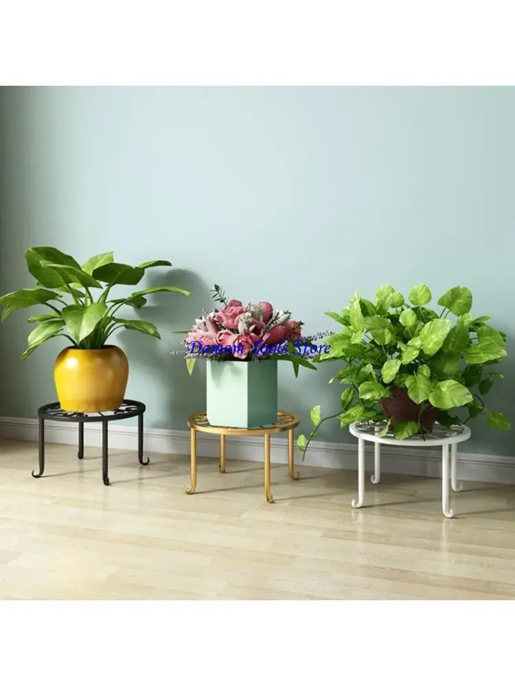 57BE Strong Steel Garden Plant Rack Modern Simple Styles Designing for Balcony Patioes