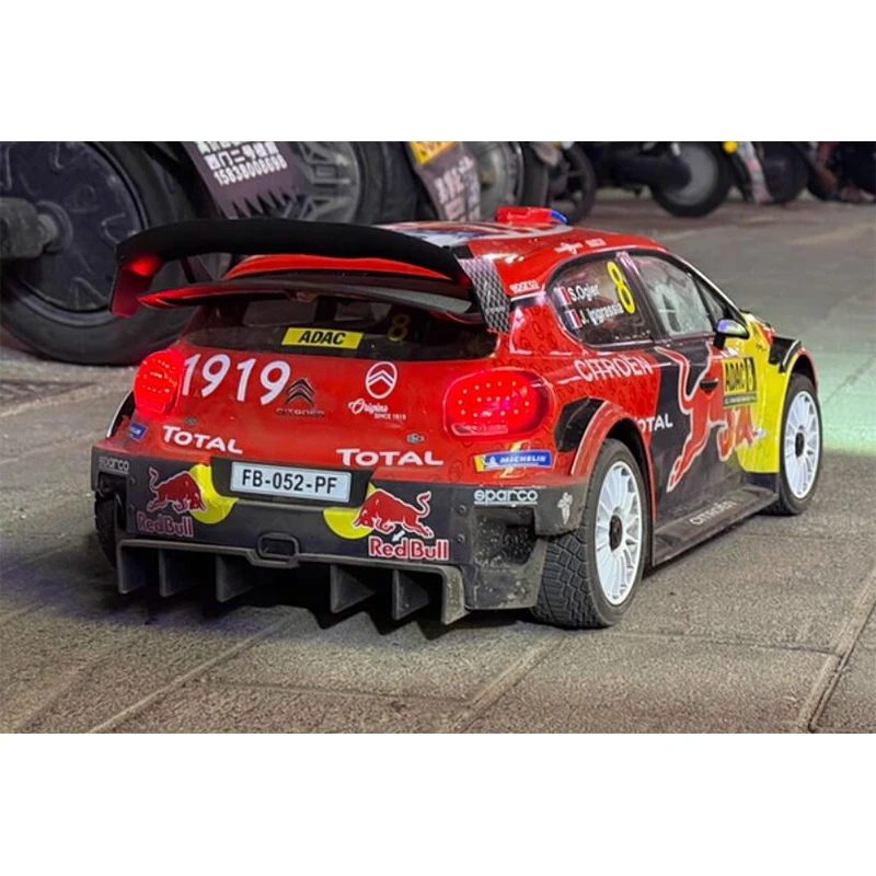 Km 썬더 뉴 랠리카 1/7 시뮬레이션카 C3 라이트 그룹 포함 RC 원격 제어 전기 모델카 오프로드 차량