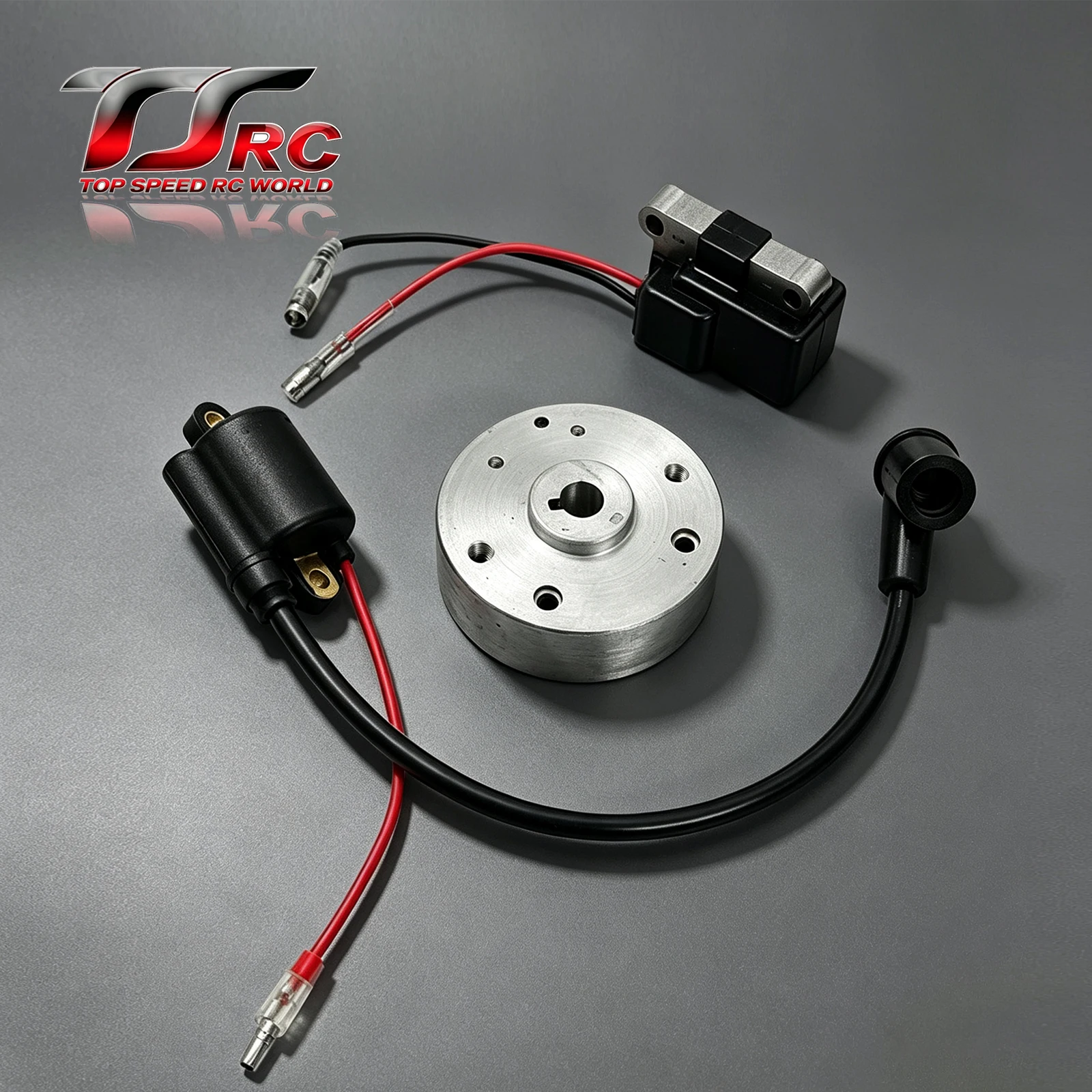 Ignition Coil Magnetic Stator and Flywheel Kit Fit for Zenoah RCMK Marine Gas Engine G260 G290 PUM Rc Boat Parts