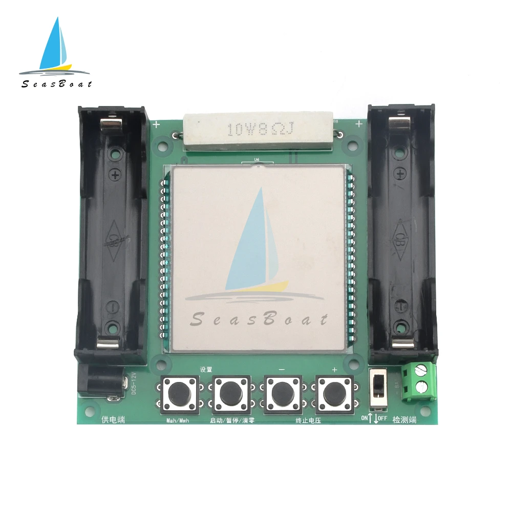 Display LCD/LED Tester di capacità della batteria digitale MAh MWh per modulo di rilevamento della banca di alimentazione della batteria al litio