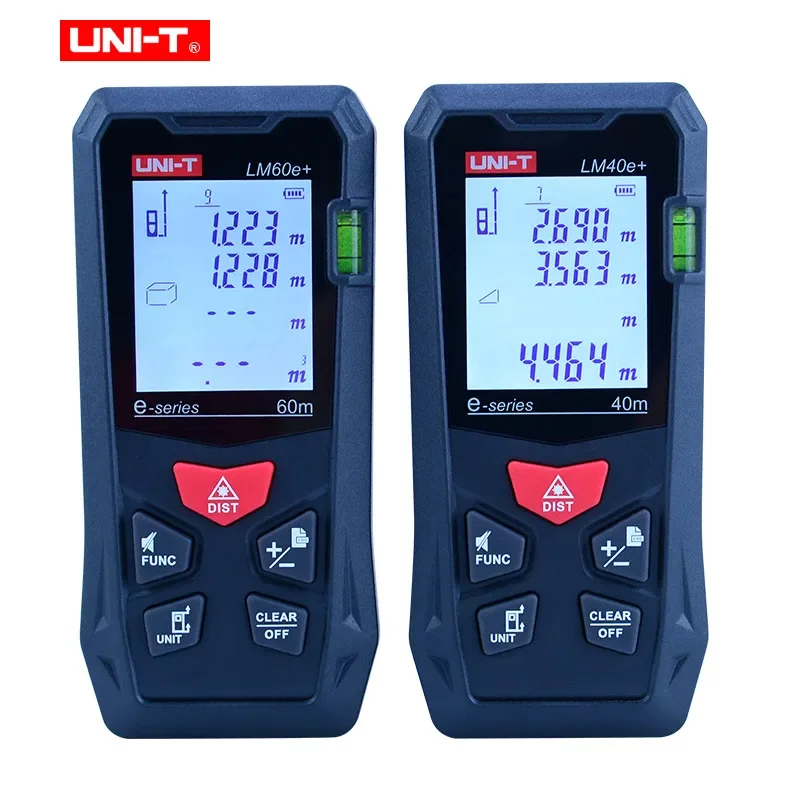 

UNI-T Digital Laser Rangefinder LM40e+ LM60e+ Laser Distance Measurer Electronic Ruler Range Finder Tape Measure