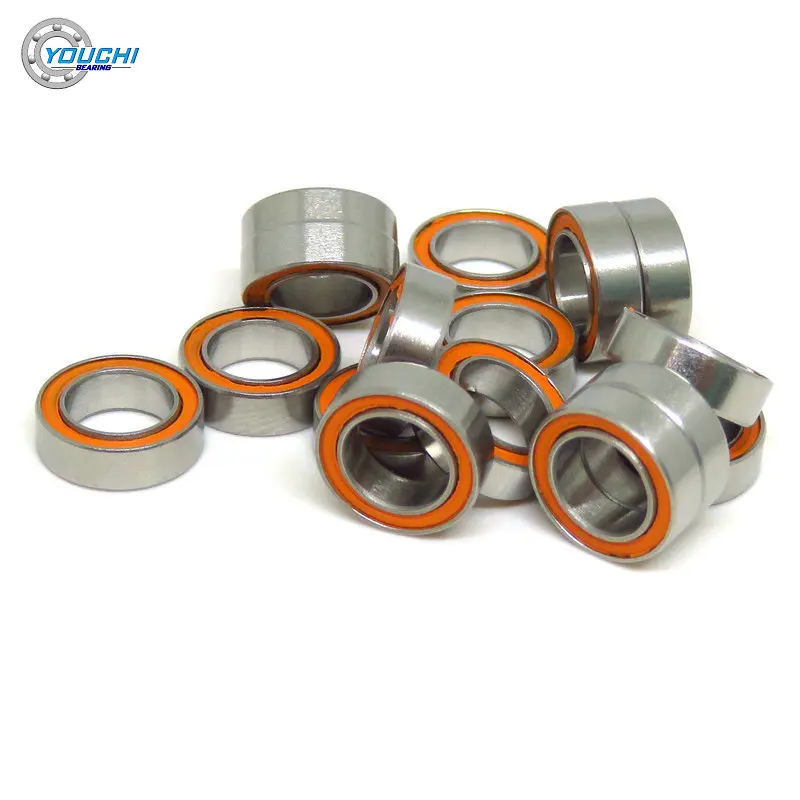 

10pcs 5x8x2.5 SMR85C 2RS Hybrid Ceramic Bearing ABEC7 SMR85 RS Stainless Steel Ceramic Ball Bearing 5*8*2.5 Reel Beaing