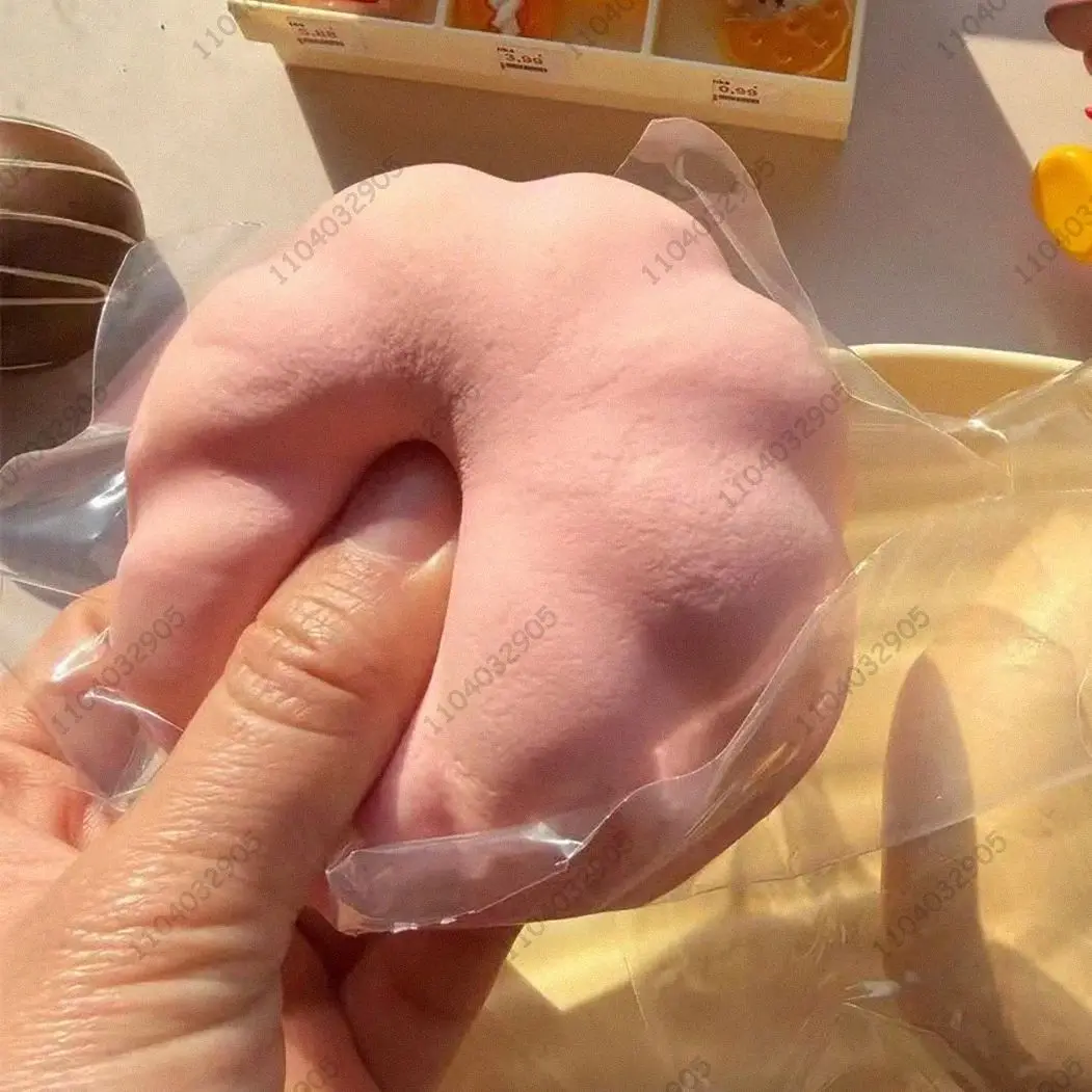 아이스크림 볼 모이스트 슬로우 라이징 스퀴시 소프트 딸기 케이크 피젯 토이즈 AMSR 감각 장난감 어린이 및 성인용 스트레스 해소 선물