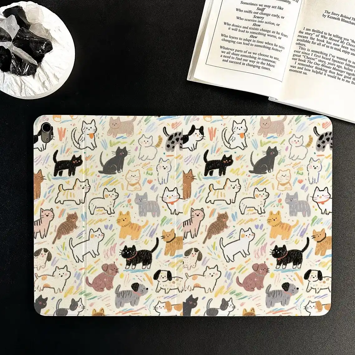 Cute Cats ipad case For Apple Air 10.9 iPad Pro 2020 Cover for iPad 10.2 11 12.9in 2021 Mini 5 6 Case