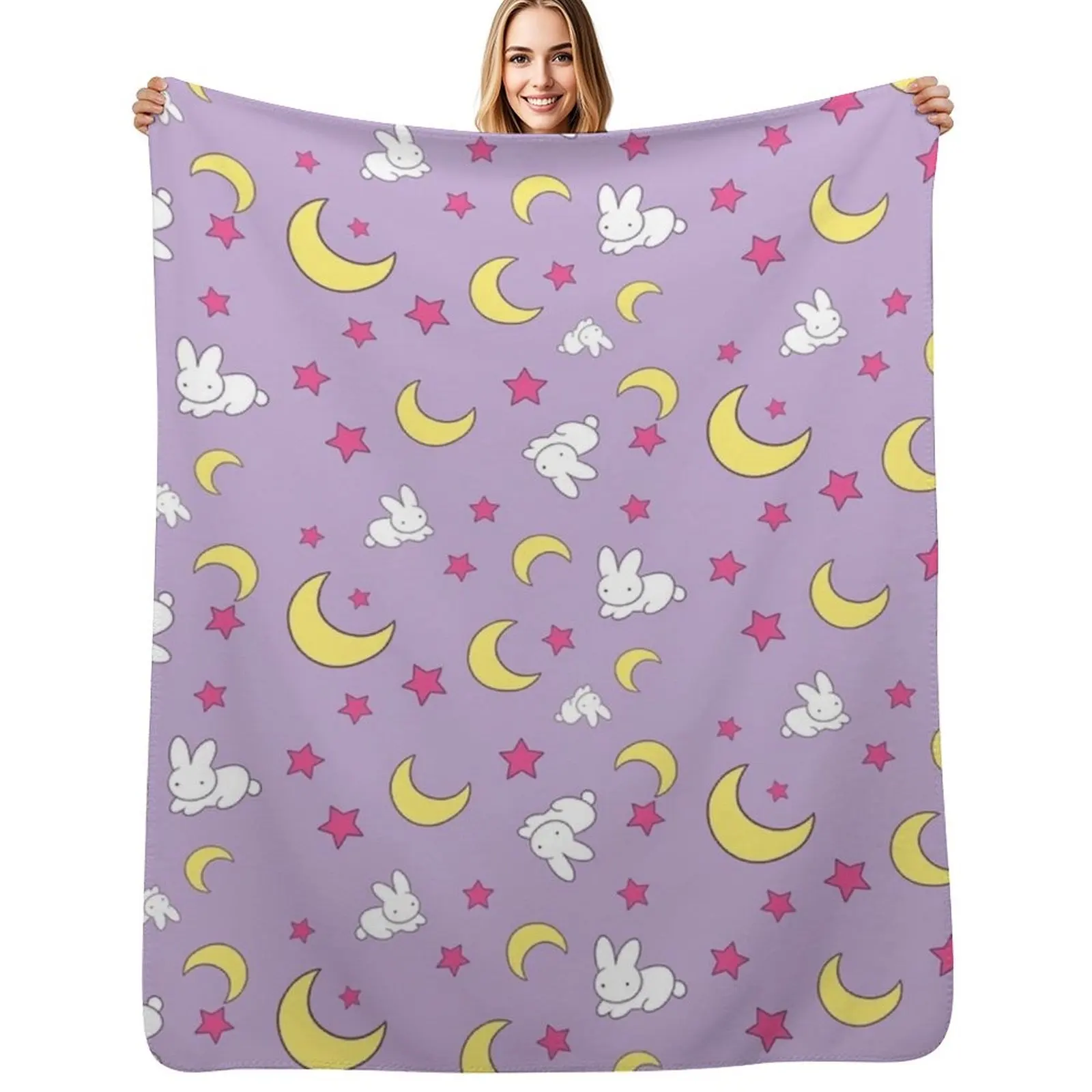 

Usagi Blanket Throw Blanket Soft Bedroom Blanket for Night Sleeping