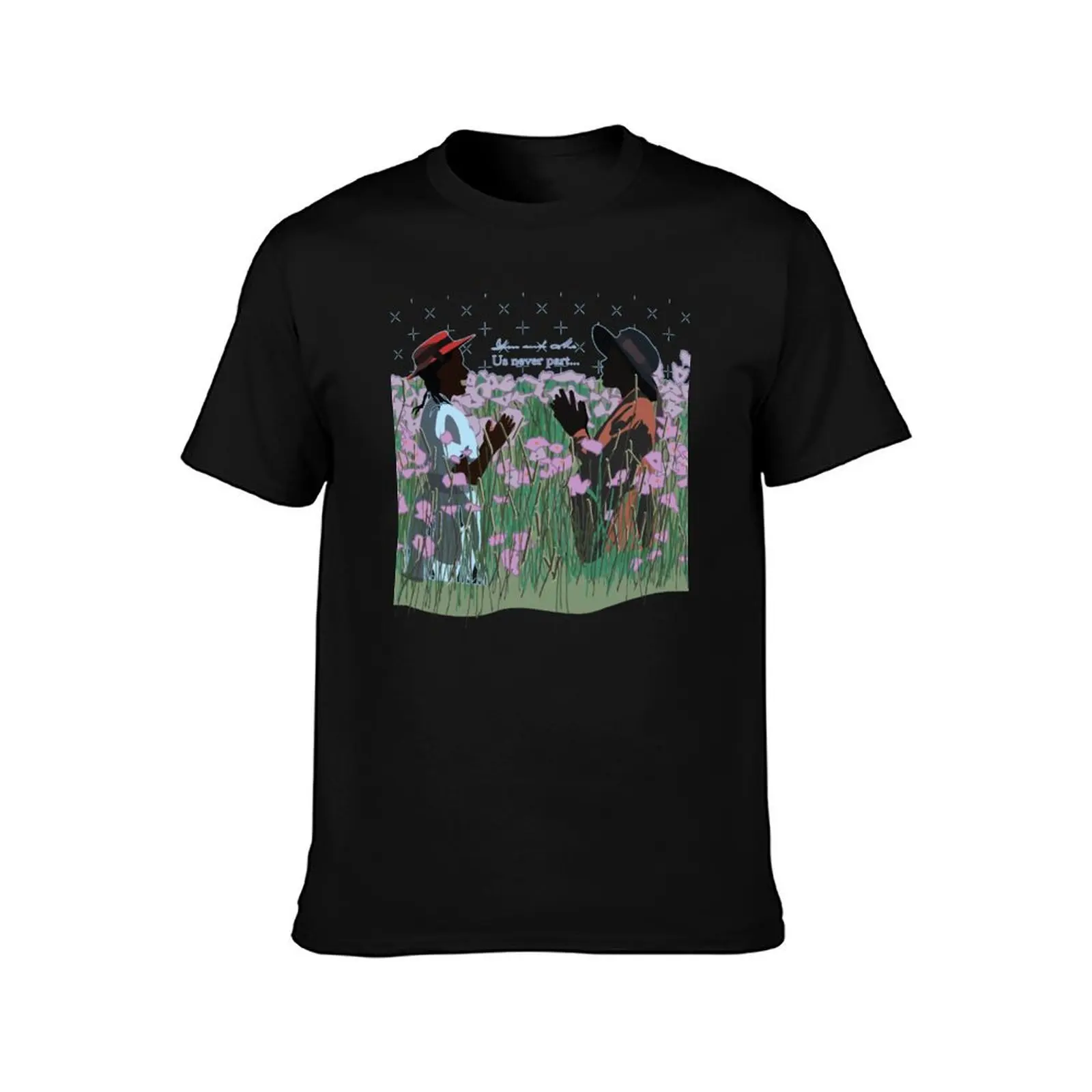 The Color Purple Movie Art Poster- Sisters Play, You and Me Us Never Part T-Shirt Classic Crew Neck Cotton T-Shirt