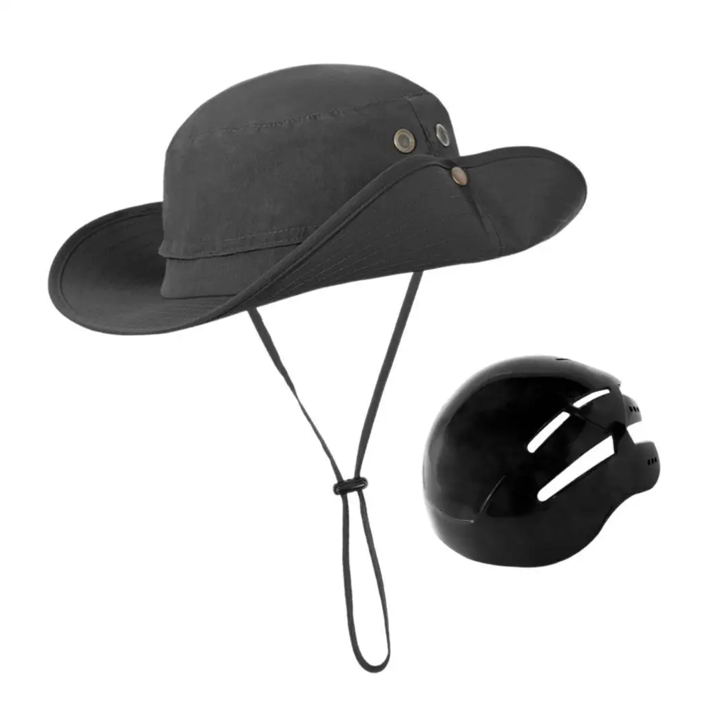 Bicycle Helmet Impact Resistance Sun Protection Hat Modern Surf Bucket Hat for Adults Women Men Everyday Wear Cycle Travel