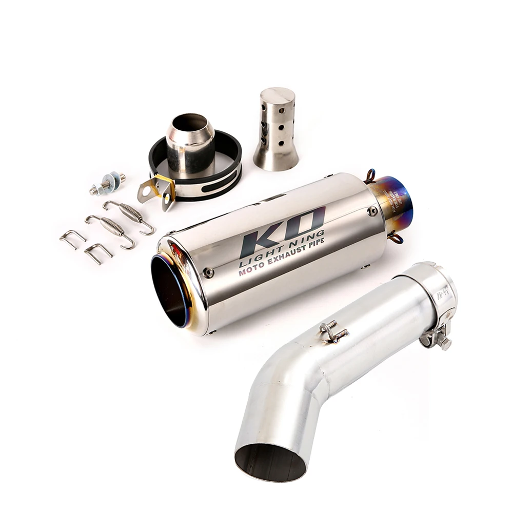 

For Suzuki GSXR 600 750 2011-2023 Motorcycle Full Exhaust System Middle Link Pipe Escape Moto Muffler Stainless Steel