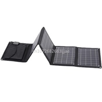 Outdoor Quick Charge Solar Panels for Smartphone Power Bank 50W Foldable Solar Panel 18V Black Portable Solar Charger