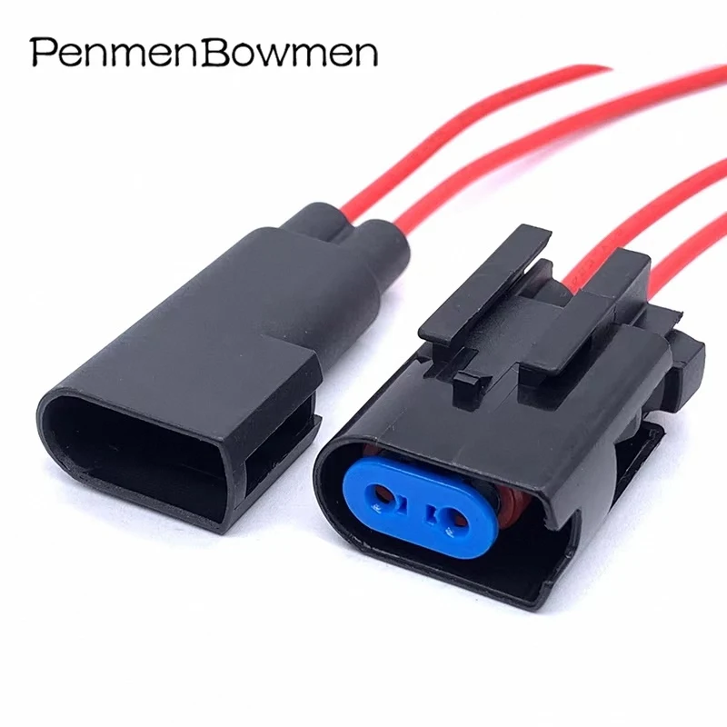 1 Pc 2 Pin Auto Wheel Sensor Male Female Electrical Cable Connectors Wire Harness Motor Engine Lamp Socket Plug 2-1437712