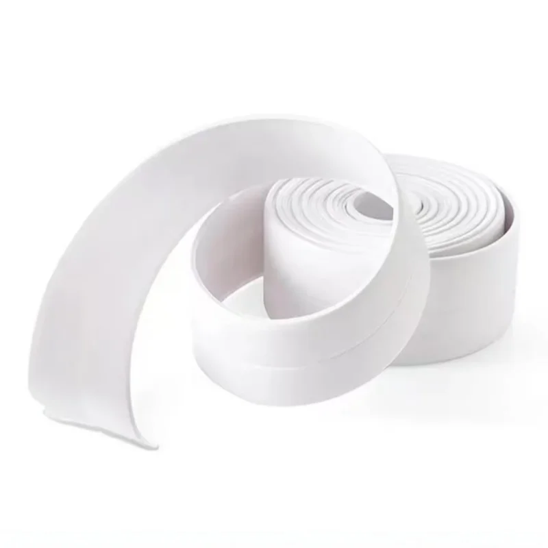 5/10/15M zelfklevende Afdichtingstape PVC Olie-Proof Aanrecht Rand Kalefateren Tape Waterdichte Badkamer Wc Hoek muurstickers
