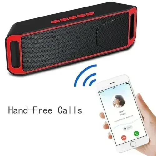 Haut-parleur Bluetooth Portable sans fil, Extra basse, Rechargeable, USB stéréo, Radio SD/TF/FM, haut-parleur bluetooth