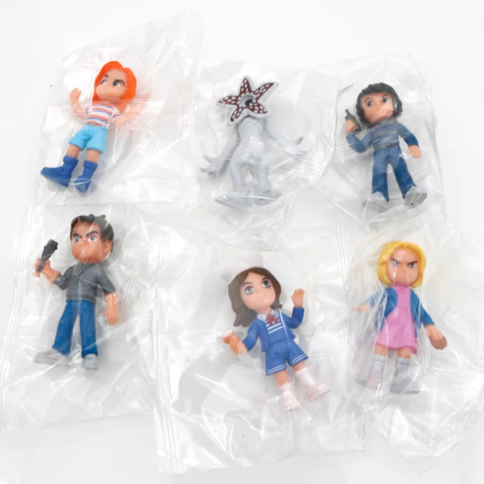 Nieuwste Periferie Demogorgon Elf Dustin Barb Steve Action Figure Model 6 stks/set Collectie Speelgoed voor Kinderen Gift