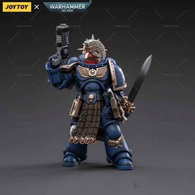 

In stock JOYTOY Warhammer 40k 1/18 Ultramarines Veteran Sergeant Icastus Action Doll Toy Collection