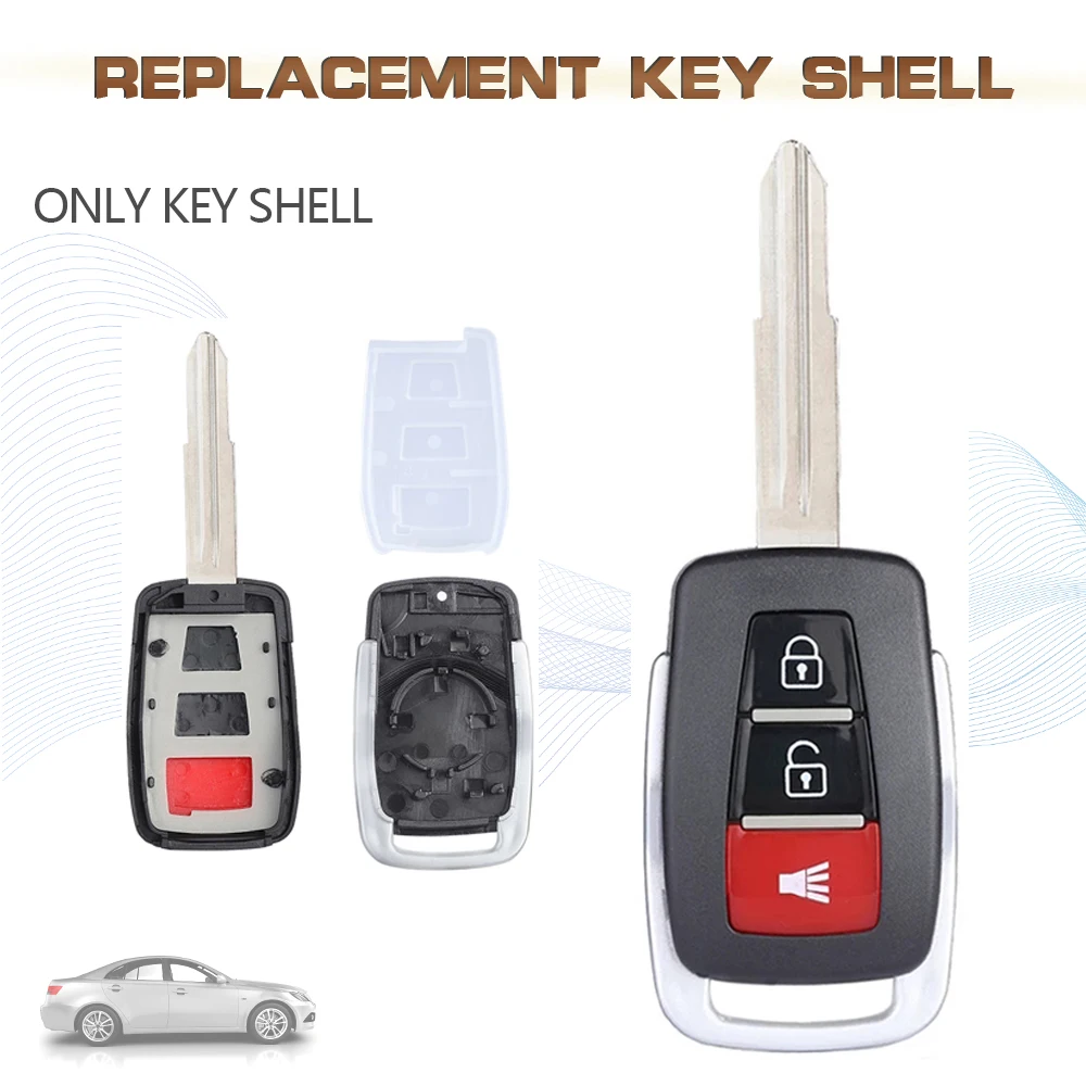 

Сменный умный пульт дистанционного управления для автомобильного ключа, 3 кнопки с левым стержнем для Ssangyong Proton