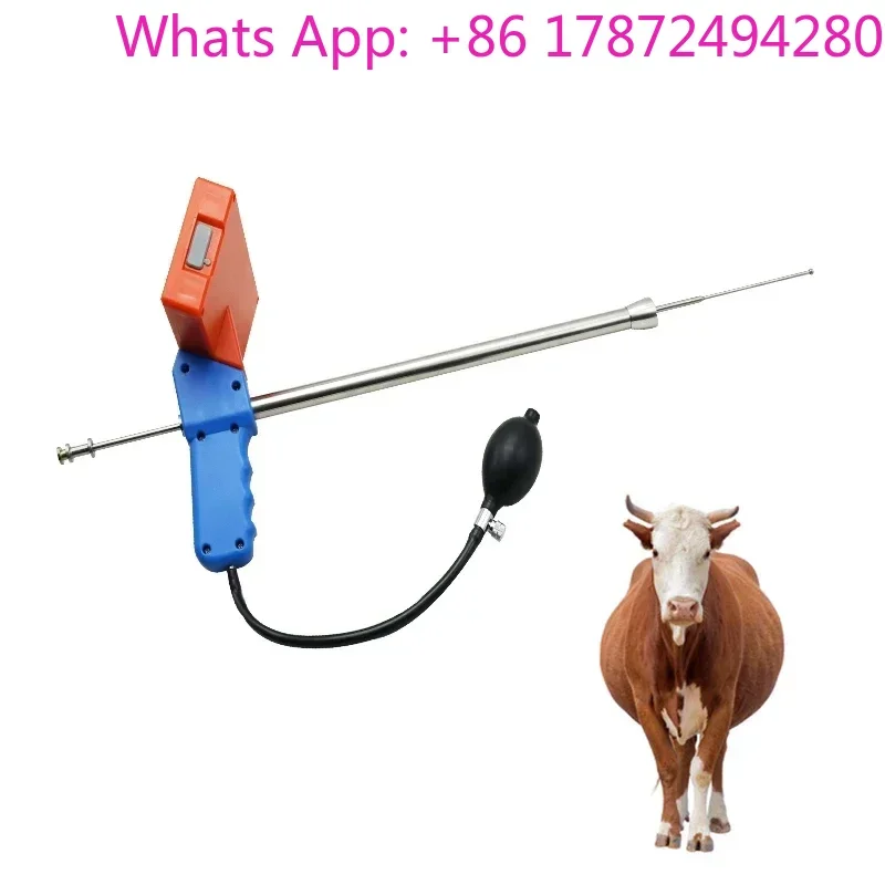 New style Veterinry Portble Visul Artificil Insemintion Sperm With for Animls Cttle