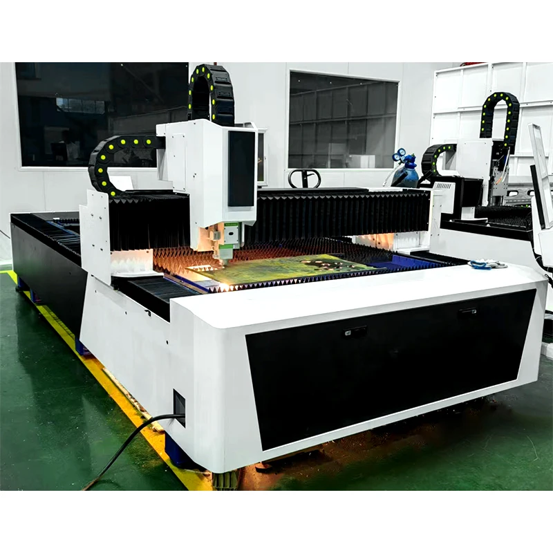 

High-Speed 4kw Fiber Laser Cutting Machine for Steel Metal CNC Laser Metal Cutter for Tube Sheet Cypcut Control System AI