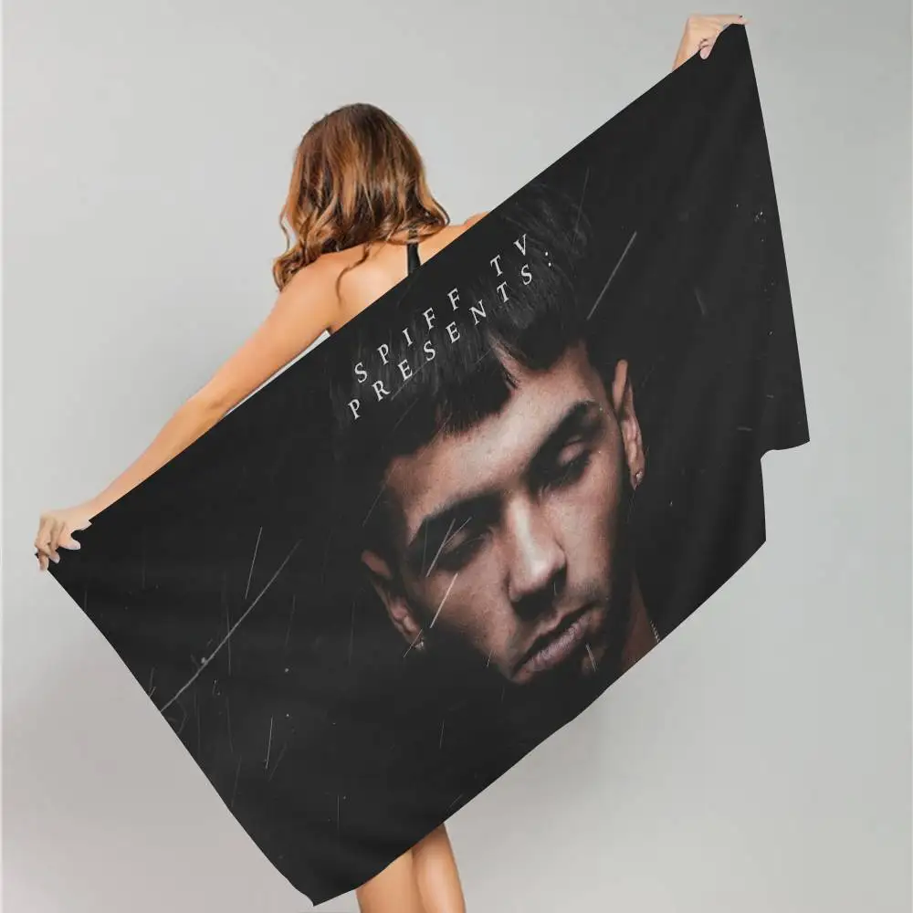 Rapper A-Anuel AA Microfiber Beach Towel Absorbent Quick dry Soft Yoga Swimming Resort Mountain Climbing Towel