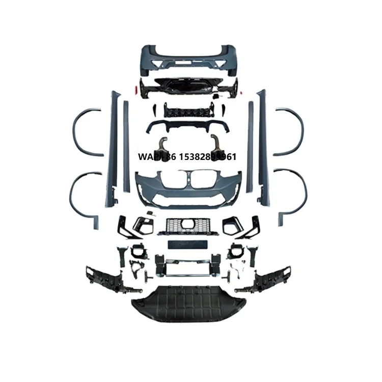 

High Quality 2021 X4M Style Body Kit Front Bumper Rear Bumper for G02 LCI X4 2021-2024