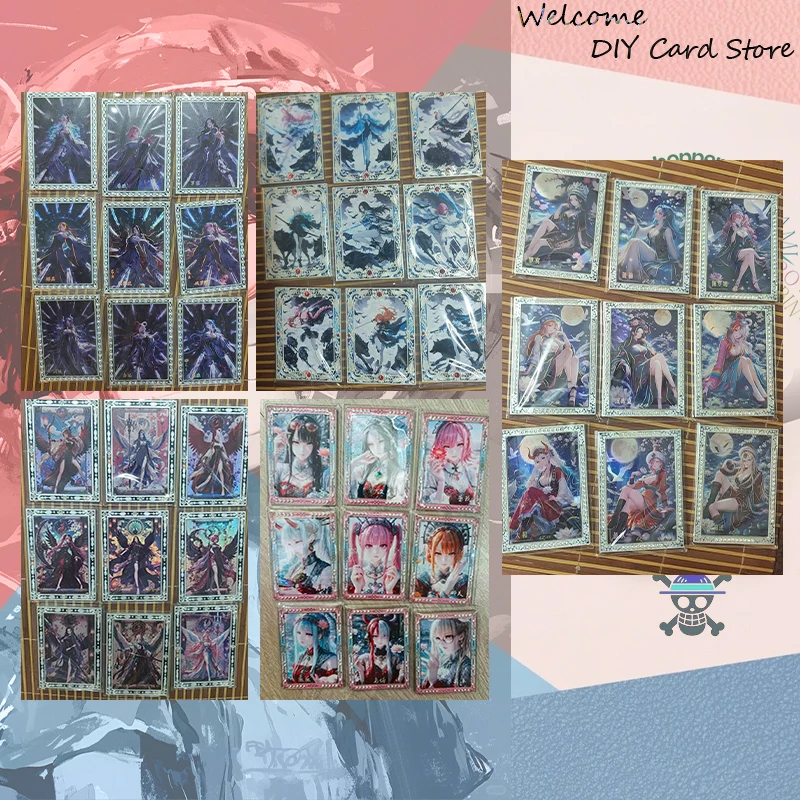 Anime Metal Drill Card Holder Card Nico Robin Carrot Shirahoshi Nefertari D Vivi Yamato Vinsmoke Reiju Collectible Cards
