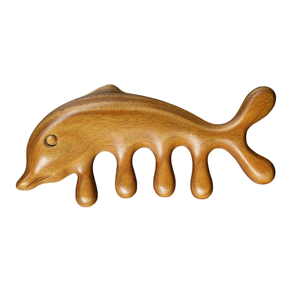 

Массажная расческа Деревянная расческа для массажа кожи головы Удобный парикмахерский инструмент для гладкого длинного густого волос