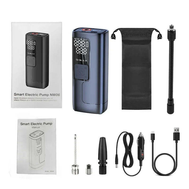 

New Multifunctional Portable Car Air Pump SUV Car Motorcycle Bicycle Electric Wireless Air Pump
