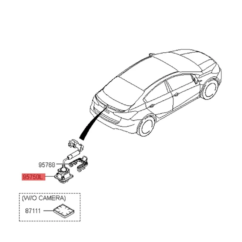 Pop Car Rear View Back-Up Camera 95760-A7000 For Kia Forte 2014- Super Hot Ra 95760-A7720 A7730