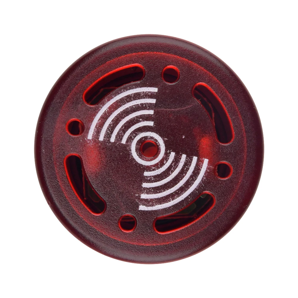 AD16-22SM Buzzer Alarm 22mm Panel Diameter DC 12V 24V AC 110V 220V Flash Signal Light Red LED Active Buzzer Beep Alarm Indicator image 5