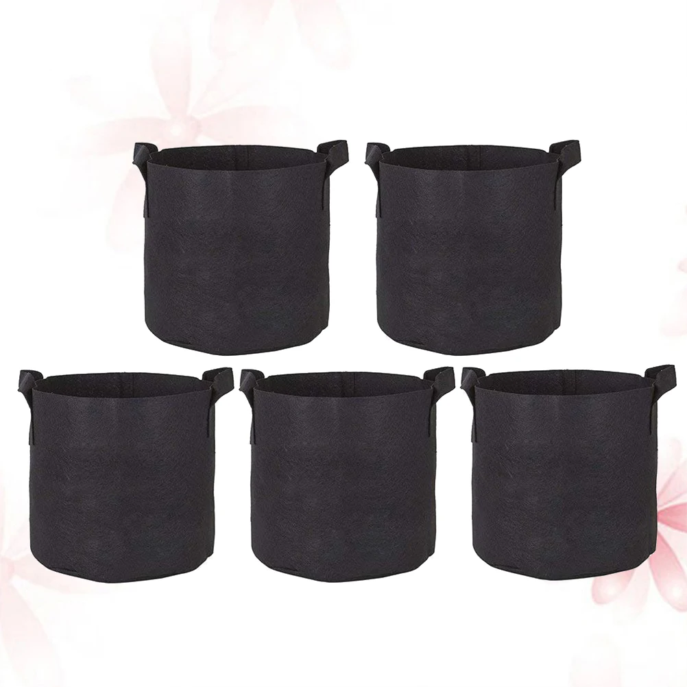 

5 Pcs Plant Bags Cultivation Garden Pot Vegetable Nursery Planting Transplant Grow