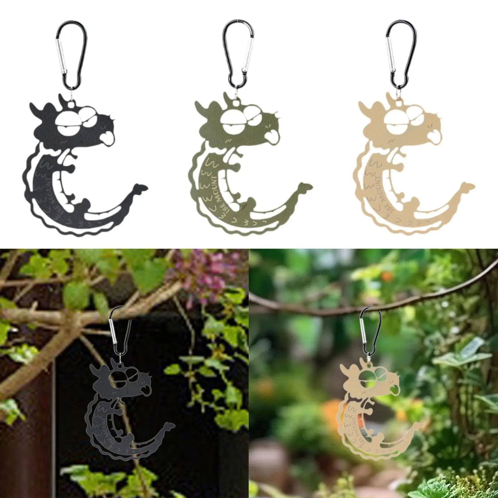 Iron Dragon Räucherstäbchenhalter, Räucherspulenhalter für den Außenbereich, Grill, Hinterhof