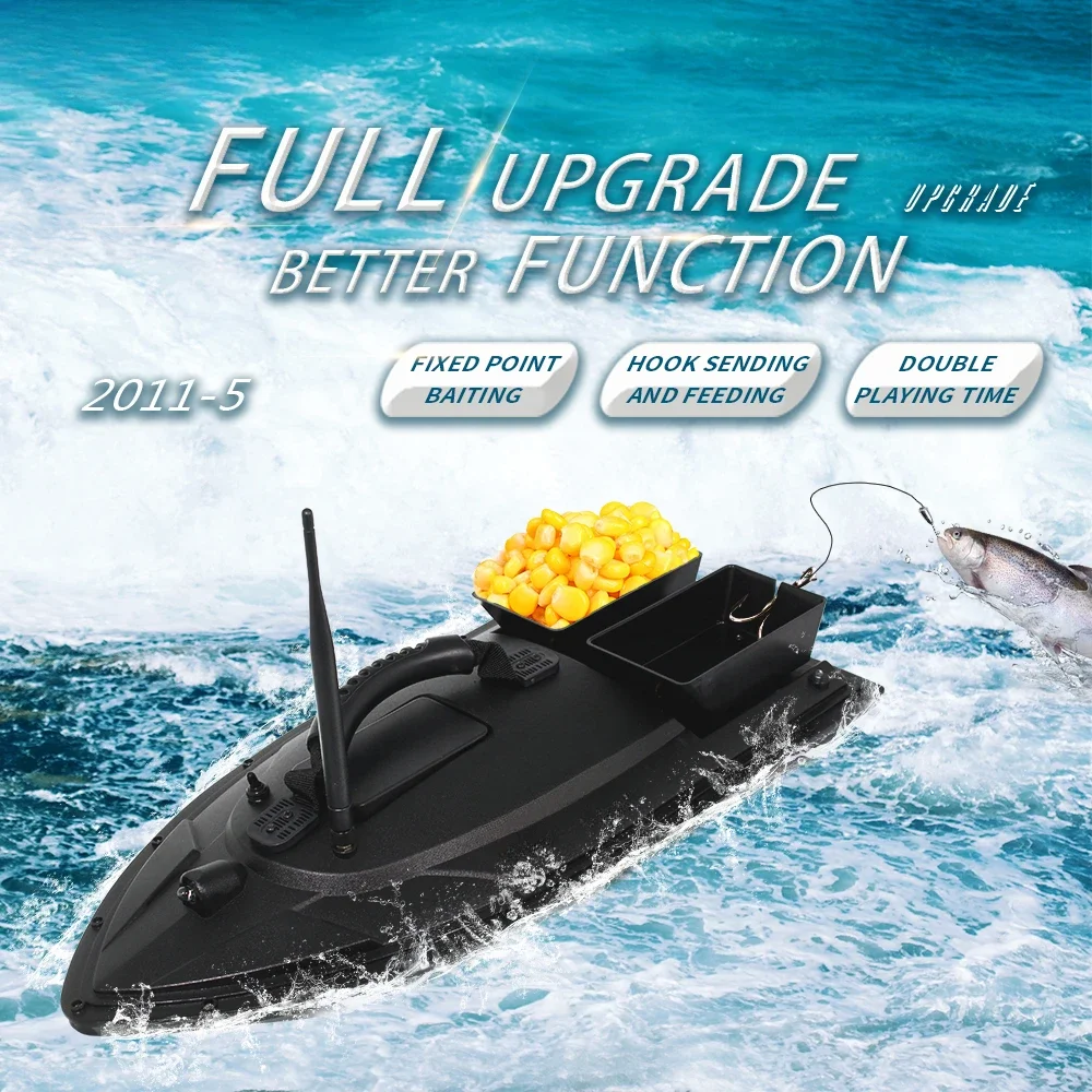 RC Boat Ship 2011-5 Fish Finder Fish Boat 1.5kg 500m Remote Control Fishing Bait Boat Ship Speedboat Toys for Kids