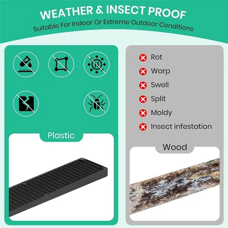 A68P-20Pcs Composite Shims And Leveling Wedges, Plastic Shims Wedges For Furniture Appliances,Furniture Levelers, Door Shims