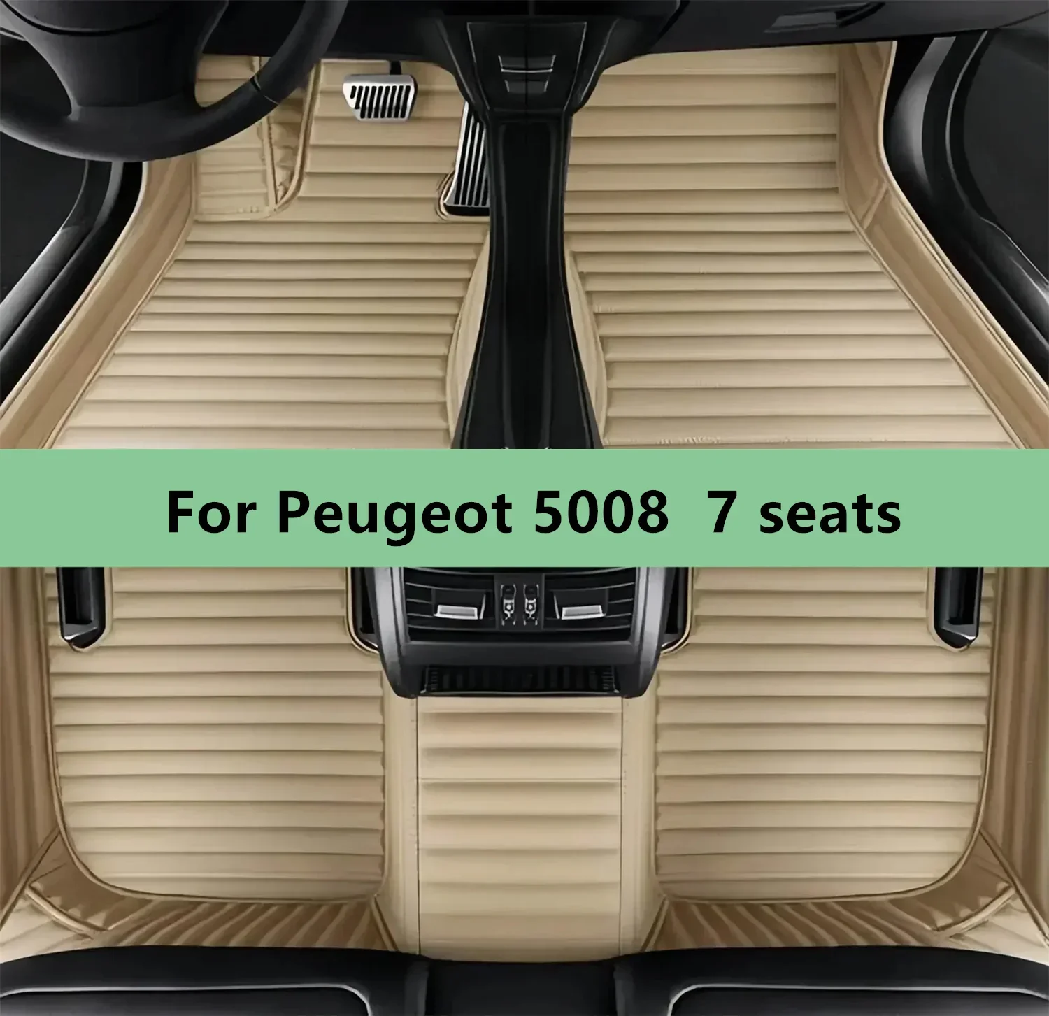 

Custom Car Floor Mats For Peugeot 5008 7 seats 2020 2021 2022 2023 Car Floor Mats For Men Women Car Accessories Auto Carpets