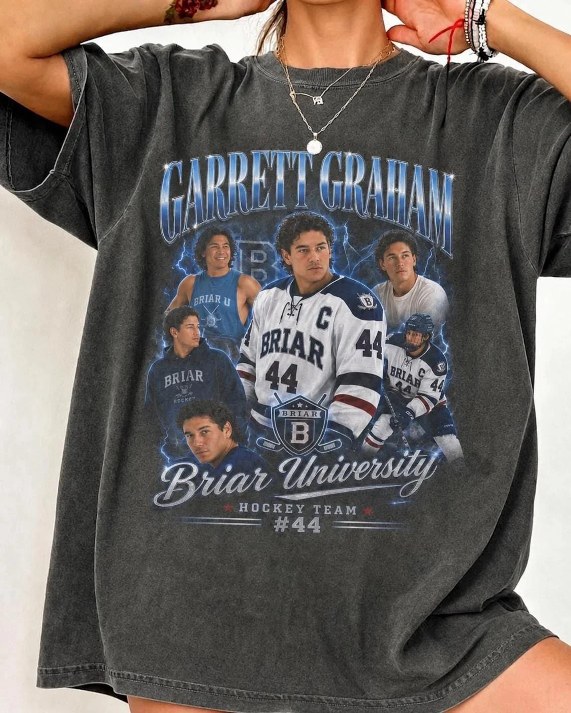 TV Off-Campus Briar Garrett Graham graphic 2026 T shirt 100%Cotton Unisex Men‘s Women's T-Shirt Tour Y2k Fans Casual Popular Tee