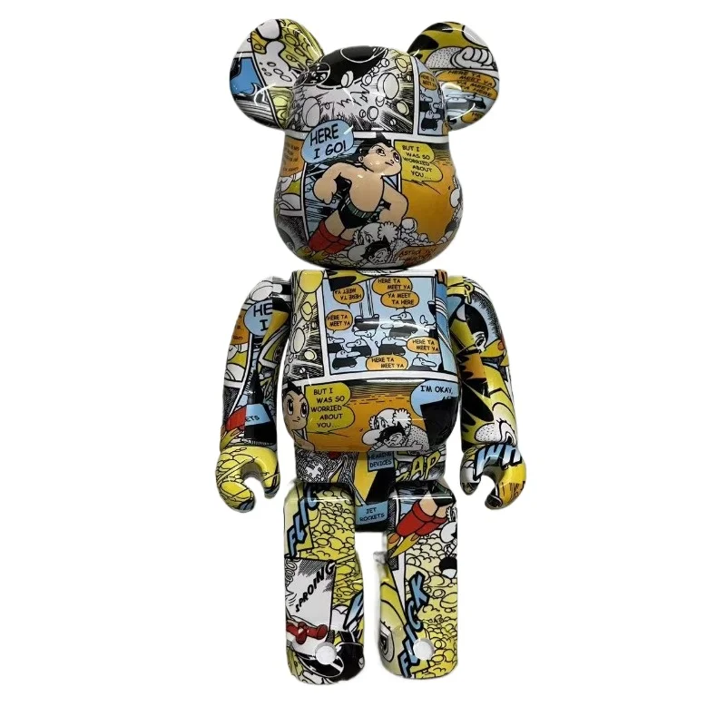 Bearbrick400 % orso violento Labu iron arm trend doll piccoli ornamenti per regali di festa per ragazzi e ragazze