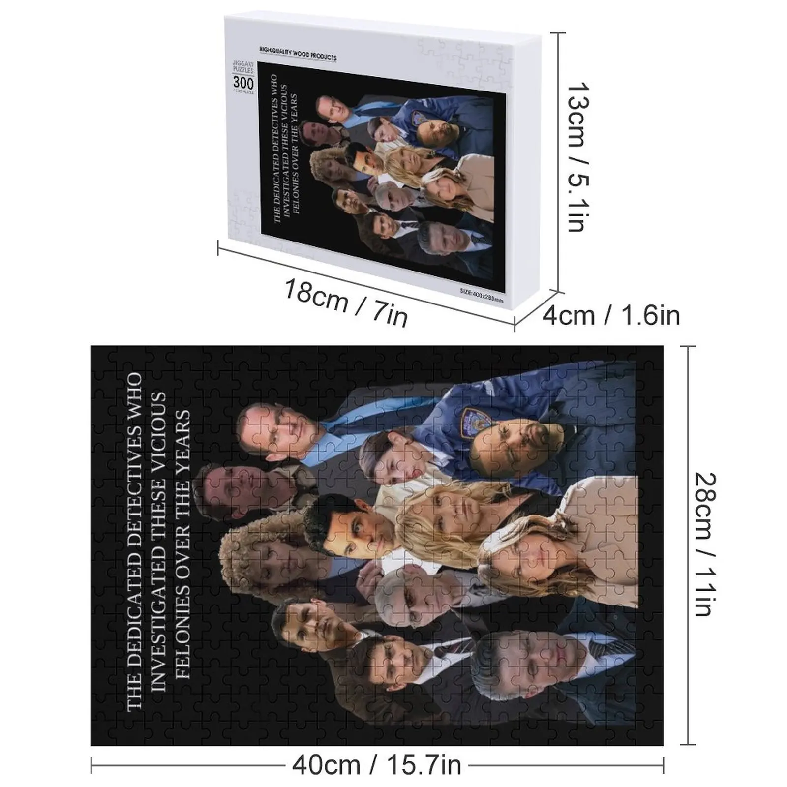 SVU Dedicated Detectives Пазл Персонализированные детские подарки Искусство Персонализированный детский подарок Пазл