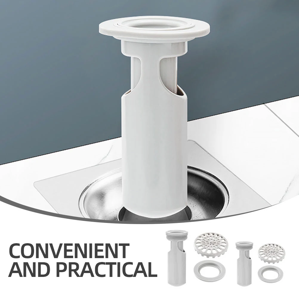 

2 Pcs Deodorant Sealing Sink Hair Filter Durable Kitchen Shower Bath Tub Drain Covers Strainer Anti clogging Plastic
