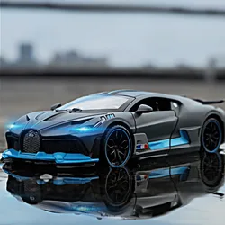 1:32 Scale Alloy Diecastsing Divo Toy Car Model Metal Vehicle Models Miniature Pull Back Sound Light Toys for Kid Christmas Gift