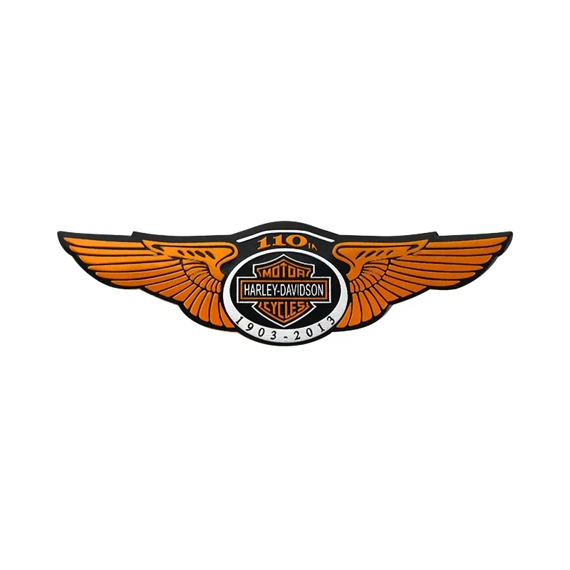 For Harley Davidson Winged Logo Vinyl Decal 3D Stickers Motorcycle Tank Helmet Motorcycle Accessories view 4