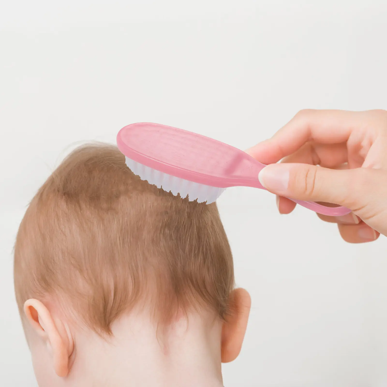 

Набор массажных расчесок и щеток для младенцев: для ухода за волосами, для купания, для новорожденных мальчиков и девочек, прочный, с гладкими круглыми зубцами