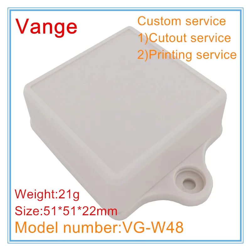 Vange wire junction box 51*51*22mm ABS plastic instrument case PCB box