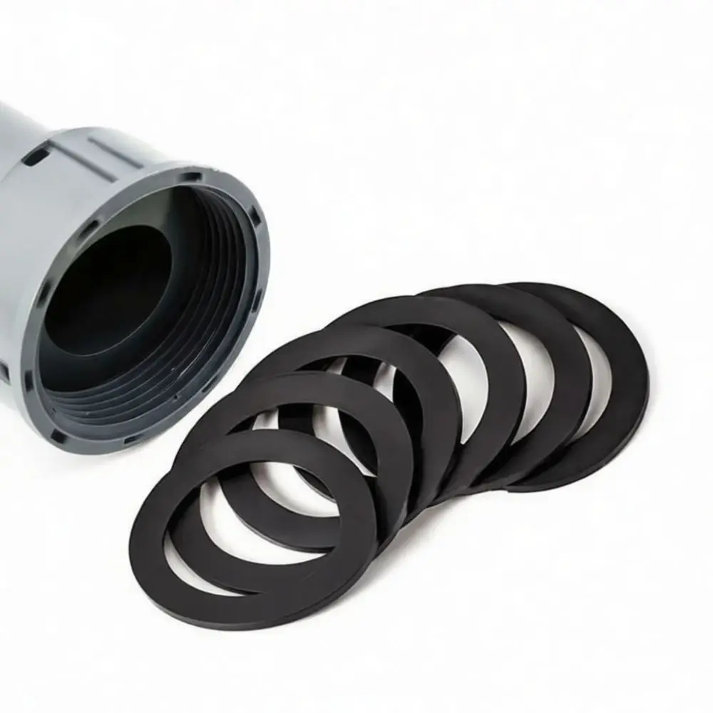 Replacement Sealing Gasket For Kitchen Sink Drain Pipe 56mm Interface 45mm Washer Leakproof TPE Rubber Ring Accessory