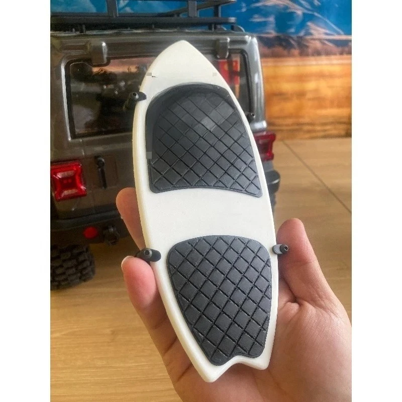 

For 1/7 MK07 & CK5811 RC Crawler Car, Spare Tire Surfboard Decorate Parts, High Simulation Scale Accessories Upgrade Parts