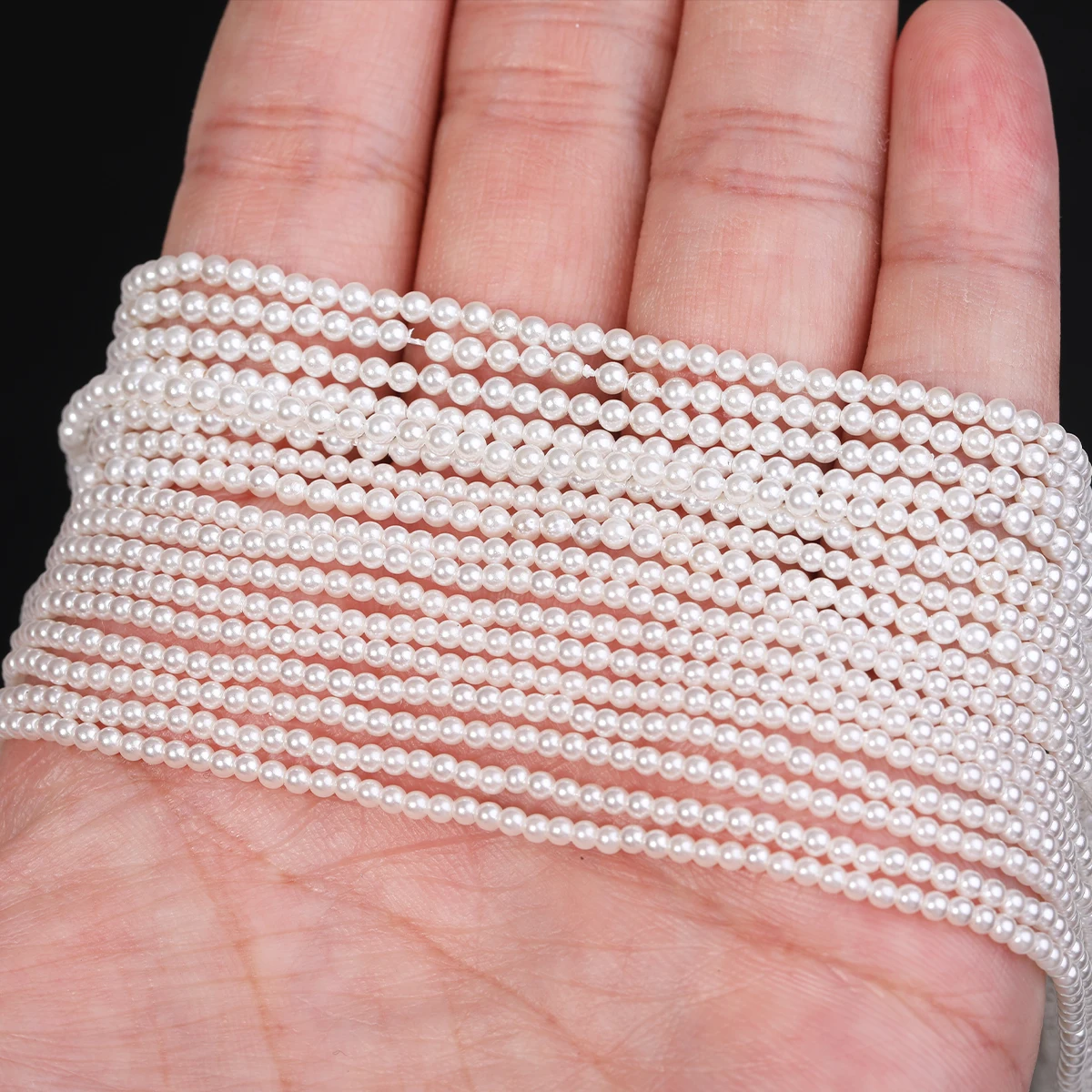 

Натуральные высококачественные бусины-ракушки 2 мм, свободные бусины для изготовления ювелирных изделий, браслеты, ожерелья, аксессуары, бусины-ракушки, ручная работа, 1 полоса