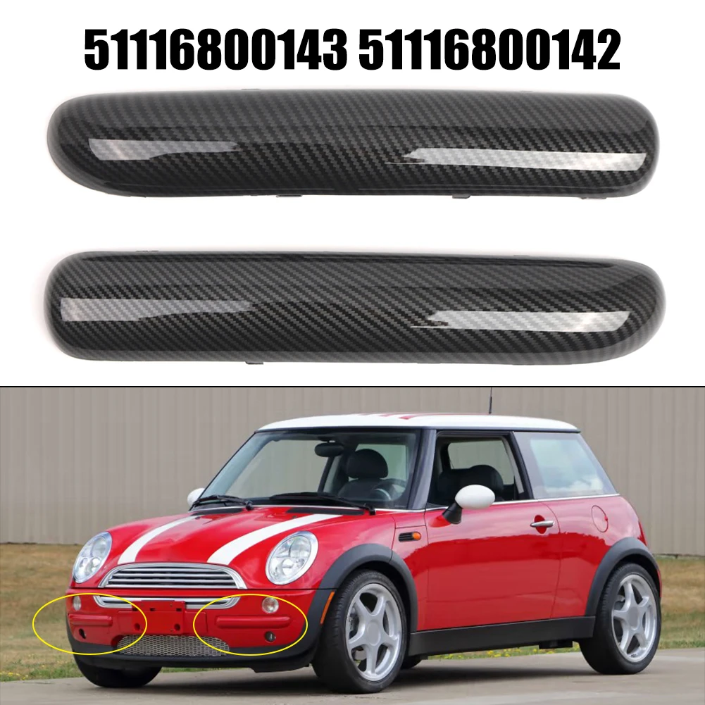 

Car Front Left & Right Side Bumper Trim Front Fog Lamp Lower Trim 51116800143 51116800142 For Mini Cooper R50 2001-2004