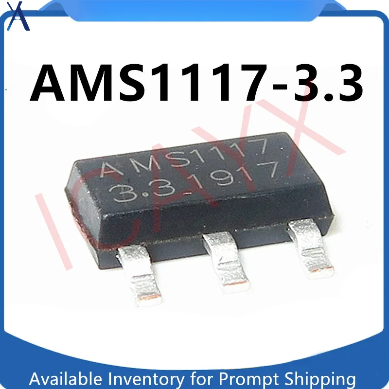 

1PCS NEW AMS1117-3.3V AMS1117 Power Supply IC Decompression IC Linear Voltage Regulator LDO SOT-223